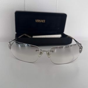 Versace Rimless Sunglass